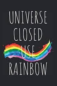 Amazon Com Universe Closed Use Rainbow Road Sign Notebook Meme Way To Paradise Notes Journal Diary Planner Ruled Paper 120 Lined Pages 6 X 9 Awesome Rainbow Saying Memes 9798675608812 Notebooks For