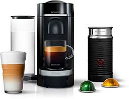 Nespresso is the world leader in coffee machines, capsules and coffee accessories. Amazon Com Nespresso Vertuoplus Deluxe Coffee And Espresso Maker Bundle With Aeroccino Milk Frother By De Longhi Black Kitchen Dining