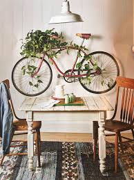 Custom made bicycle with basket metal art. Bicycle Planter Bicycle Decor Vintage Bicycle Decor Hanging Bike Rack