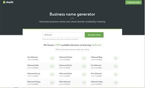 Step By Step Guide To Use The Shopify Business Name Generator Business Names Name Generator Name Generator Business