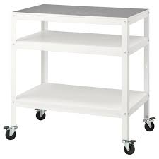 Ikea kitchen trolley furniture others on carousell. Bror Trolley White 85x55 Cm