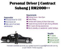 Search and apply for the latest pemandu peribadi jobs. Upah Pemandu Peribadi Subang Rm2000 Jawatan Kosong Shop Online Classifieds Forum Cari Infonet Mobile Powered By Discuz