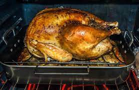 Cover the roasting pan and turkey with tin foil. How To Cook A Turkey Cooking Times And Tips The Old Farmer S Almanac