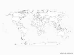 Search and share any place, ruler for distance measuring, find your location, weather forecast, regions and cities lists with capitals and administrative centers are marked. Vector Map Of The World With Countries Outline Free Vector Maps