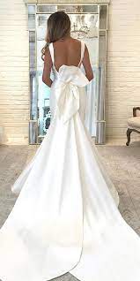 21 Sophisticated Backless Wedding Dresses Wedding Dresses Bow Wedding Dress Backless Wedding Dress