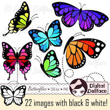 Butterfly Clip Art Monarch Butterfly Printable Insect Etsy Butterfly Clip Art Butterfly Printable Clip Art