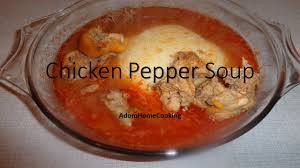 How To Make Chicken Pepper Soup Light Soup Light Soups Stuffed Peppers Stuffed Pepper Soup