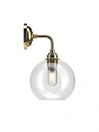 Takes four maximum 60 watt standard base bulbs (not included). Clear Ribbed Glass Globe Bathroom Wall Light Ip44 Hereford Industrial Vintage Designer Retro Style