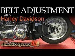 Need To Adjust The Final Drive Belt On Your Harley Davidson Motorcycle This How To Video Will Walk You Through Harley Davidson Harley Harley Davidson Dyna