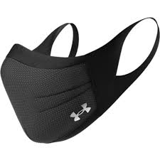 2 x 10cm elastiek + 1 x 120cm band (katoen). Under Armour Sport Mondkapje Zwart Voetbalclub