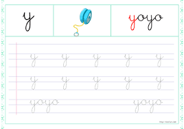 25 Trace Les Lettres Minuscule Cursive Y Alphabet A Imprimer Cursive Lettres Cursives