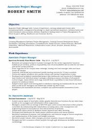 Previous experience managing a project management group. Associate Project Manager Resume Samples Qwikresume