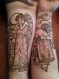 Peter capaldi is the 12th doctor who. Doctor Who Henna Tattoos The Mary Sue