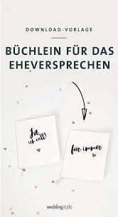 Eheversprechen Heft Zuckersusse Booklets Fur Euer Treueversprechen Eheversprechen Ehe Vorlagen