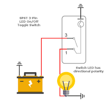 The diagram shows above how to do the wiring. Led Toggle Switch With 12v Lighted Tip Mgi Speedware