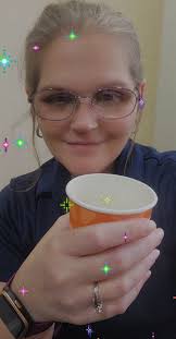 Good morning, coffee and coloring before work