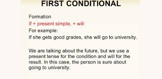 Whether you have a science buff or a harry potter fa. The First Conditional Tense Grammar Trivia Quiz Proprofs Quiz