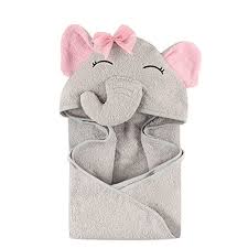 3.5 out of 5 stars 21. Hudson Baby Animal Face Hooded Towel For Girls Pretty Elephant