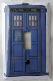 Custom Light Switch Cover Plate Doctor Who The Tardis Light Switch Covers Light Switch Plate Cover Doctor Who Room