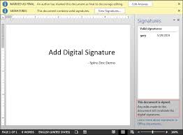 You can include the name, title, and email address of the signer. Add Digital Signature To Word In C
