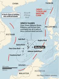 China's insistence that these features are chinese territory rests largely on a we were there first argument. Beijing Protests U S Patrol In South China Sea Wsj