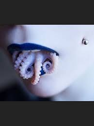 Image Result For Weird Piercings Cheek Piercings Tentacle Dimple Piercing