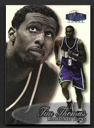 1998-99 Flair Showcase Row 3 #13 Tim Thomas Milwaukee Bucks