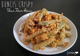 Resep Buncis Crispy Saus Telur Asin Oleh Mila Recipe Makanan Memasak Resep