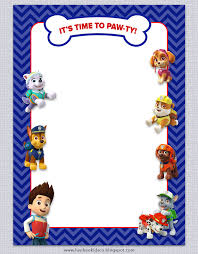 Search through 623,989 free printable colorings at getcolorings. Luvibeekids Co Blog Paw Patrol Birthday Invitations Free Printables