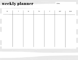 free printable weekly calendars get your week organized