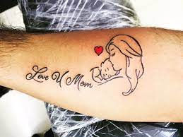 Mom and dad, i love you tattoo design. Love U Mom Tattoo
