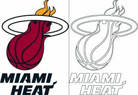 Currently over 10,000 on display for your viewing pleasure. Miami Heat Logo With A Sample Coloring Page Free Coloring Pages Coloring1 Com