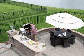 high end outdoor kitchen on a budget