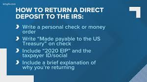 How To Return Stimulus Checks Sent To Dead People King5 Com