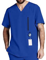 Barco Men S Scrub Top 0155 V Neck Men S Scrub Top Tops Medical Outfit Mens Scrubs