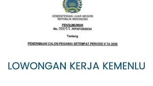 Tim lowongan kerja ke luar negeri. Sudah Dibuka Ini Cara Daftar Lowongan Kerja Kemlu 2020 Syarat Email Minimal Usia Pendidikan Tribun Timur