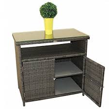 Polyrattan schrank hand outdoor schrank rattan. Li Il Sideboard Belmonte Alu Kunststoffgeflecht Rattan Optik á…á… Side Board Garten Lounge Sideboard