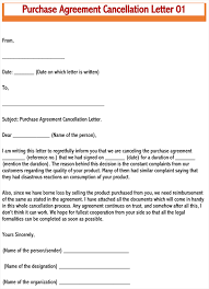 One can search google using lease termination letters and find sample. Free Termination Letter To Purchase Agreement Sample Letters
