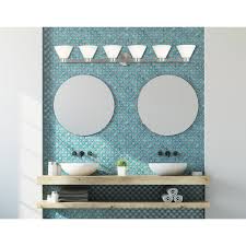 Vast improvement over previous lights! Easton 6 Light Vanity Light Brushed Steel On Sale Overstock 8843165