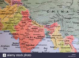 Weltkarte indien maps are also distinct for the global knowledge required to construct them. India Map Stockfotos Und Bilder Kaufen Alamy