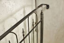 Designed for use with a step having about a 7 inch rise. Stairway Hand Rail Wrought Iron Railing 2 Steps