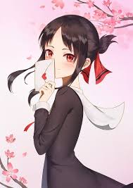 Love is war, anime girls, pink hair, smiling, chika fujiwara. Anime Girls Anime Kaguya Sama Love Is War Kaguya Shinomiya Letter Cherry Blossom Hd Mobile Wallpaper Peakpx