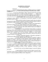 Doc Raport De Activitate Miha Ella Academia Edu