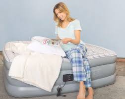 Coleman Premium Quickbed Double High Pvc Queen Airbed Mattress W Built In Pump Walmart Com Coleman Air Mattress Air Bed Air Mattress