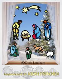 Weitere ideen zu kinderbasteleien, fensterbilder basteln, bastelideen. Fensterkrippe Zu Weihnachten Mit Zehn Motiven Um Einen Zeitlos Klassiker Hand Fensterbilder Weihnachten Advent Und Weihnachten Basteln Fensterdeko Weihnachten