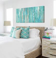 Large Wall Art Teal Home Decor Canvas Art Print Abstract Etsy In 2020 Teal Home Decor Teal Bedroom Decor Master Bedrooms Decor