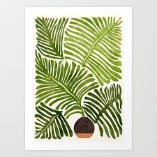 Buy Summer Fern Simple Modern Watercolor Art Print By Kristiangallagher Worldwide Shipping Availa In 2020 Modern Watercolor Art Watercolor Art Prints Watercolor Art
