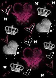 Pin By Jackie Coria On Crowns Heart Wallpaper Backgrounds Girly Love Wallpaper