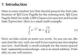 Although we have the largest database of fonts, the search for a font from an image gets mixed results like the image above. What Best Combination Of Fonts For Serif Sans And Mono Do You Recommend Tex Latex Stack Exchange