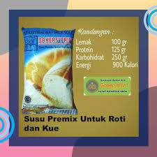 Asma yaprağı 100 gram 97. Susu Premiks Untuk Membuat Roti Dan Kue Bahan Roti Dan Kue Merk Baker S Pride 500 Gram 1078 Shopee Indonesia
